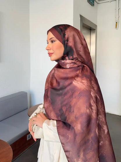 Desenli Pamuk Soft Şal Marline Serisi